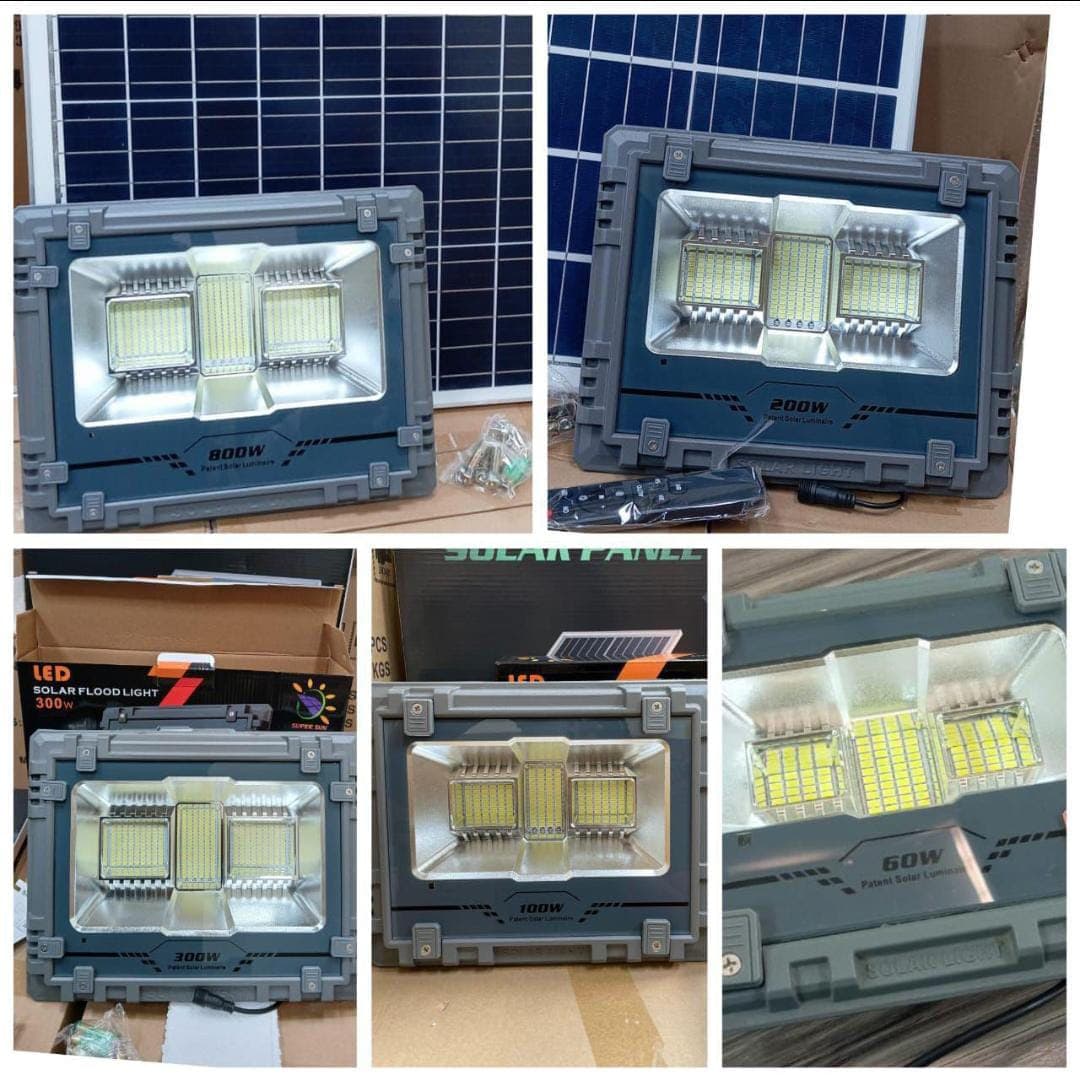 Solars and floodlights