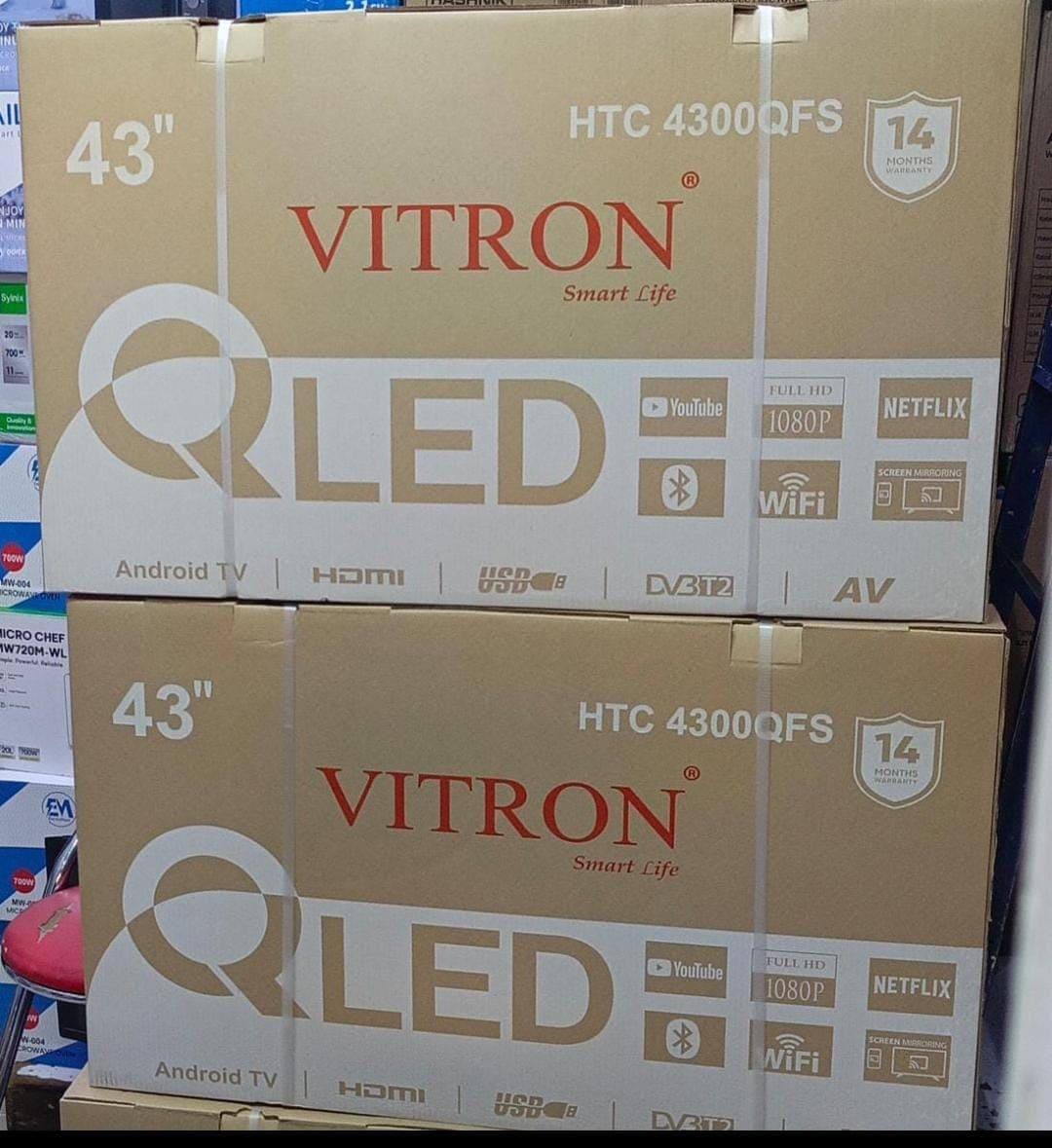 Vitron 43 inch QLED smart TV